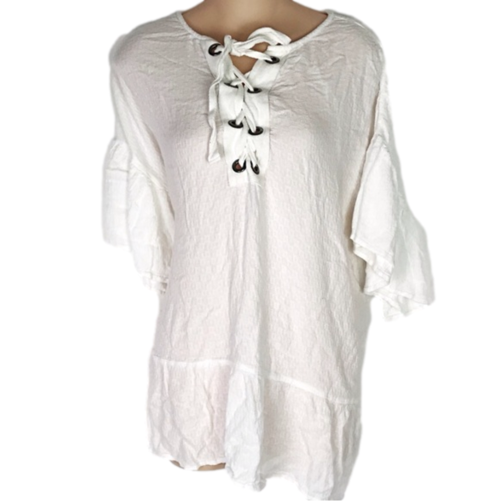 BLUE ISLAND- Beach Coverup